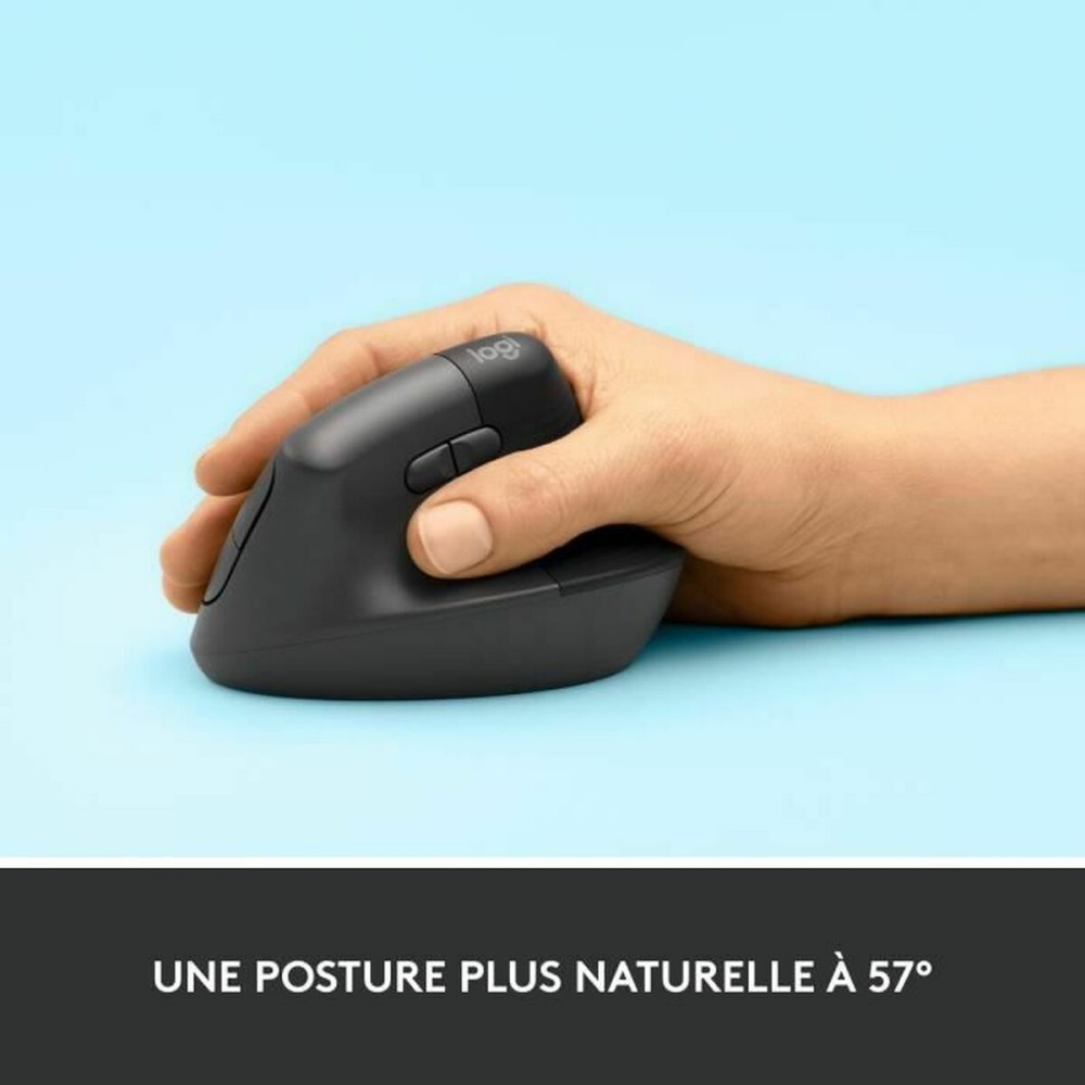 Souris sans-fil Logitech 910-006473 Gris Graphite Acier 4000 dpi