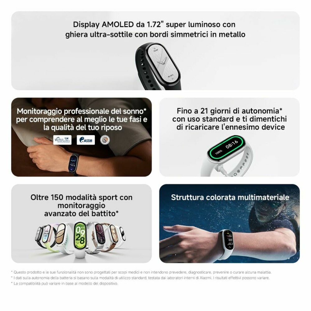 Bracelet d'activités Xiaomi Noir Rose
