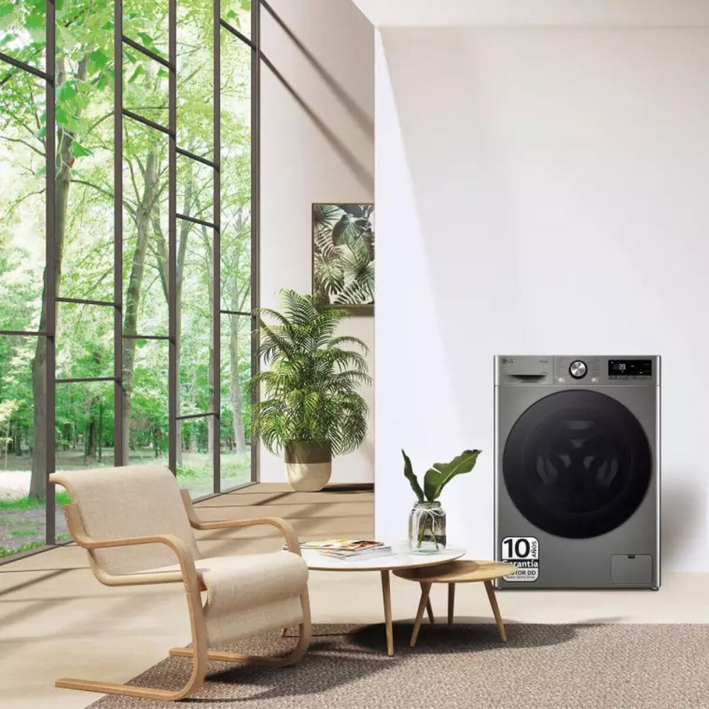 Laveuse-Sécheuse Intelligente LG F4DR7011AGS 1400 rpm 11 kg/6 kg