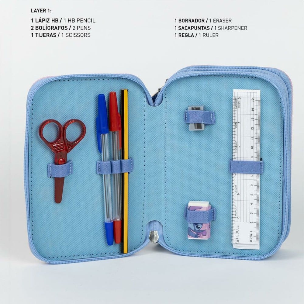Pochette à crayons triple Stitch Polyester