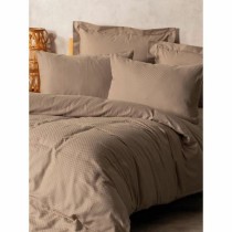 Bettbezug-Set Braun 220 x 240 cm