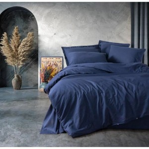 Bettbezug-Set Blau 220 x 240 cm