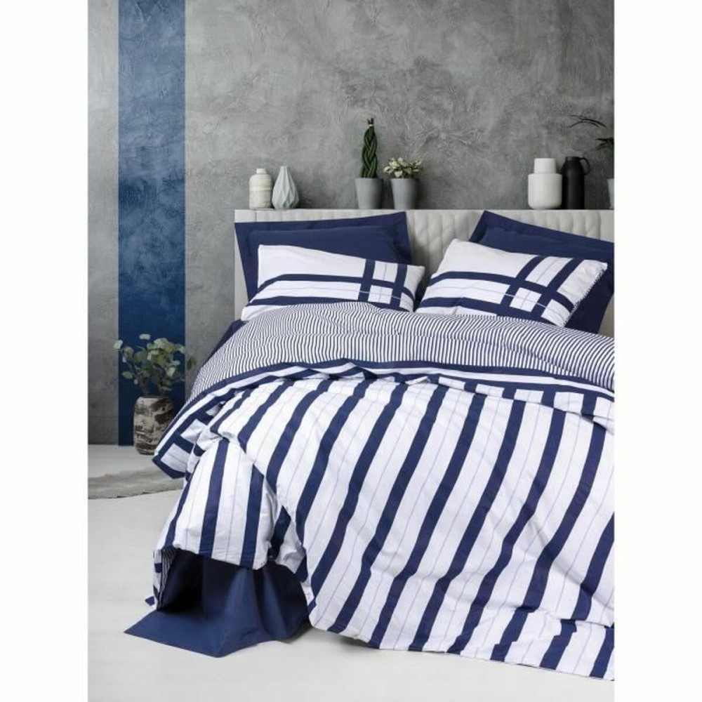 Bettbezug-Set Blau 220 x 240 cm