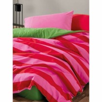 Bettbezug-Set Rot Rosa 220 x 240 cm