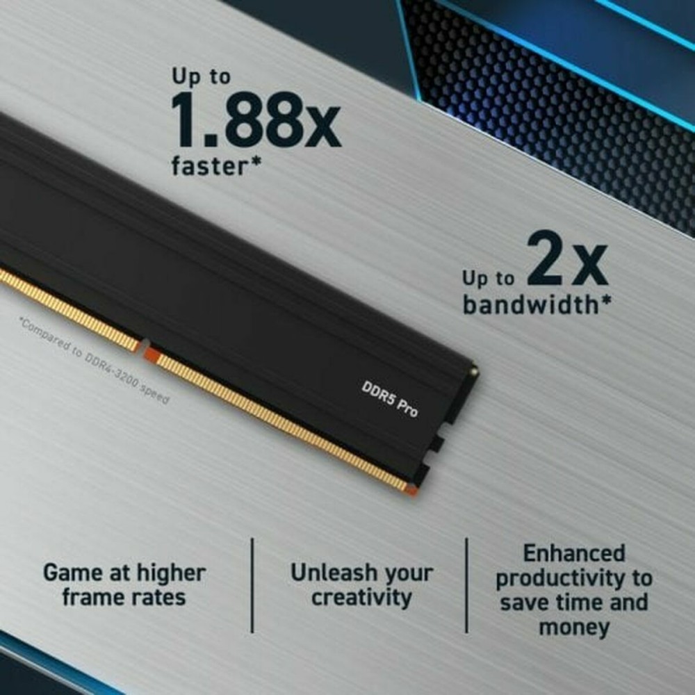 Mémoire RAM Crucial CP2K32G56C46U5 64 GB DDR5 SDRAM DDR5 5600 MHz