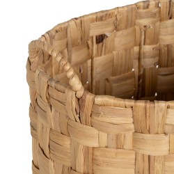 Set of Baskets Beige Natural Fibre 45 x 35 x 41 cm (3 Units)