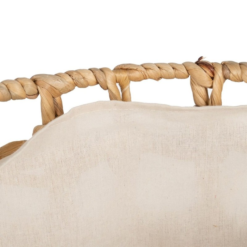 Lot de paniers Beige Crème Fibre naturelle 45 x 45 x 45 cm (3 Unités)