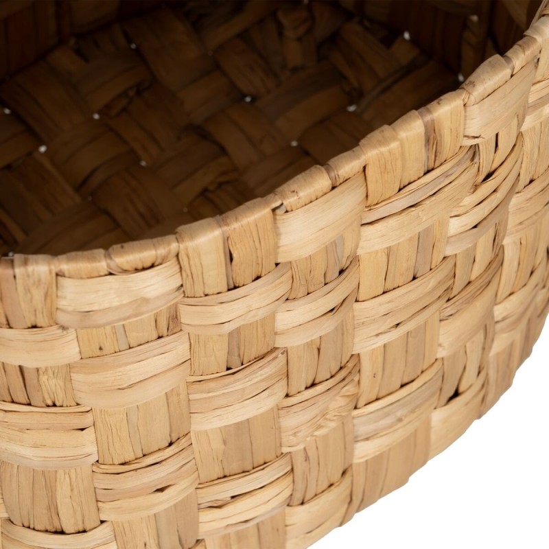 Set of Baskets Beige Natural Fibre 45 x 35 x 41 cm (3 Units)