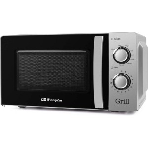 Mikrowelle mit Grill Orbegozo MIG 2138 Schwarz Silberfarben 700 W 20 L
