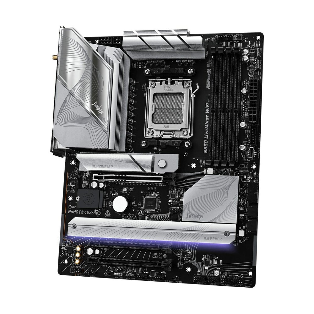 Carte Mère ASRock B850 LiveMixer WiFi Intel Wi-Fi 6 AMD AM5