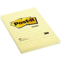 Haftnotizen Post-it XL Gelb 15,2 x 10,2 cm 6 Stücke (2 Stück)