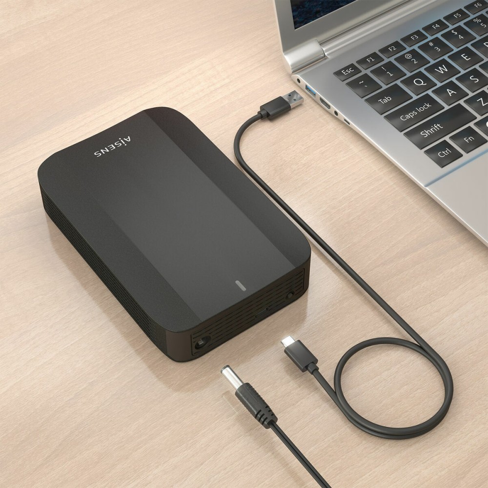 Hard drive case Aisens ASE-3535B Black