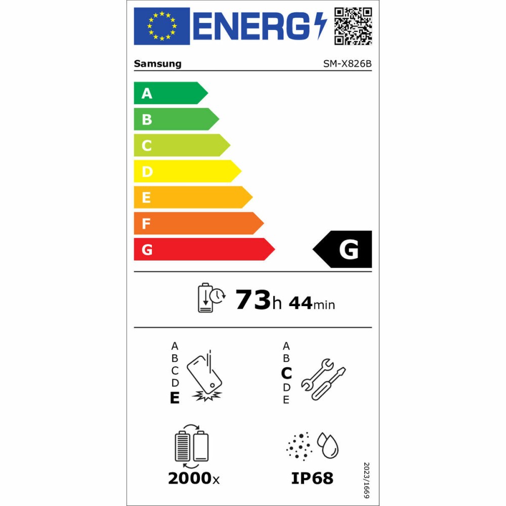 Tablette Samsung SM-X826BZAPEUB Gris