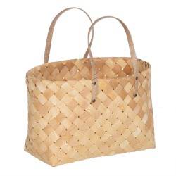 Set de basket Naturel Bois 50 x 22 x 28 cm (2 Unités)