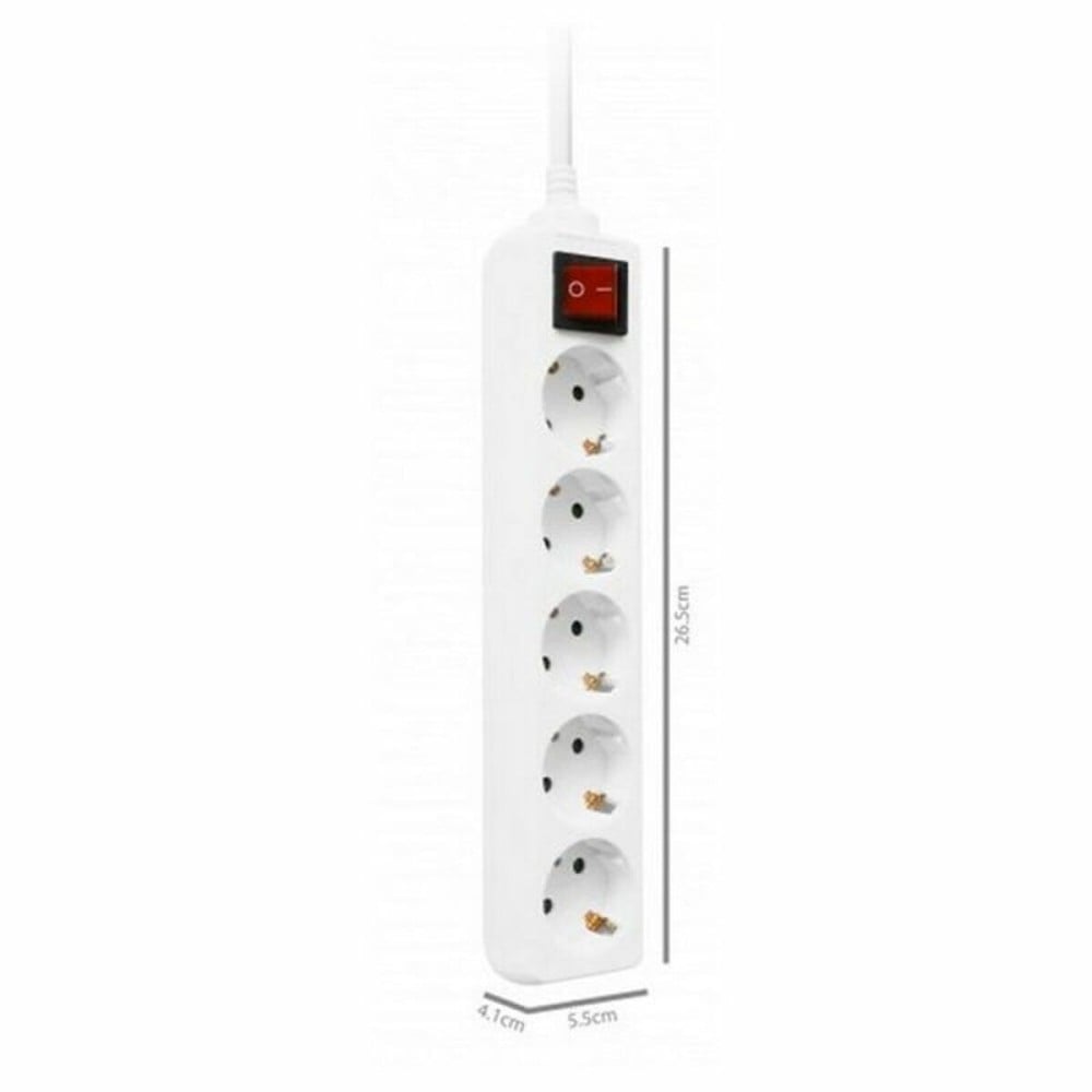 Power Socket - 5 sockets with Switch Ewent EW3916 (1,5 m)
