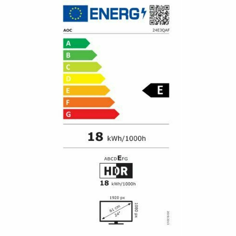 Écran AOC 24E3QAF 24"