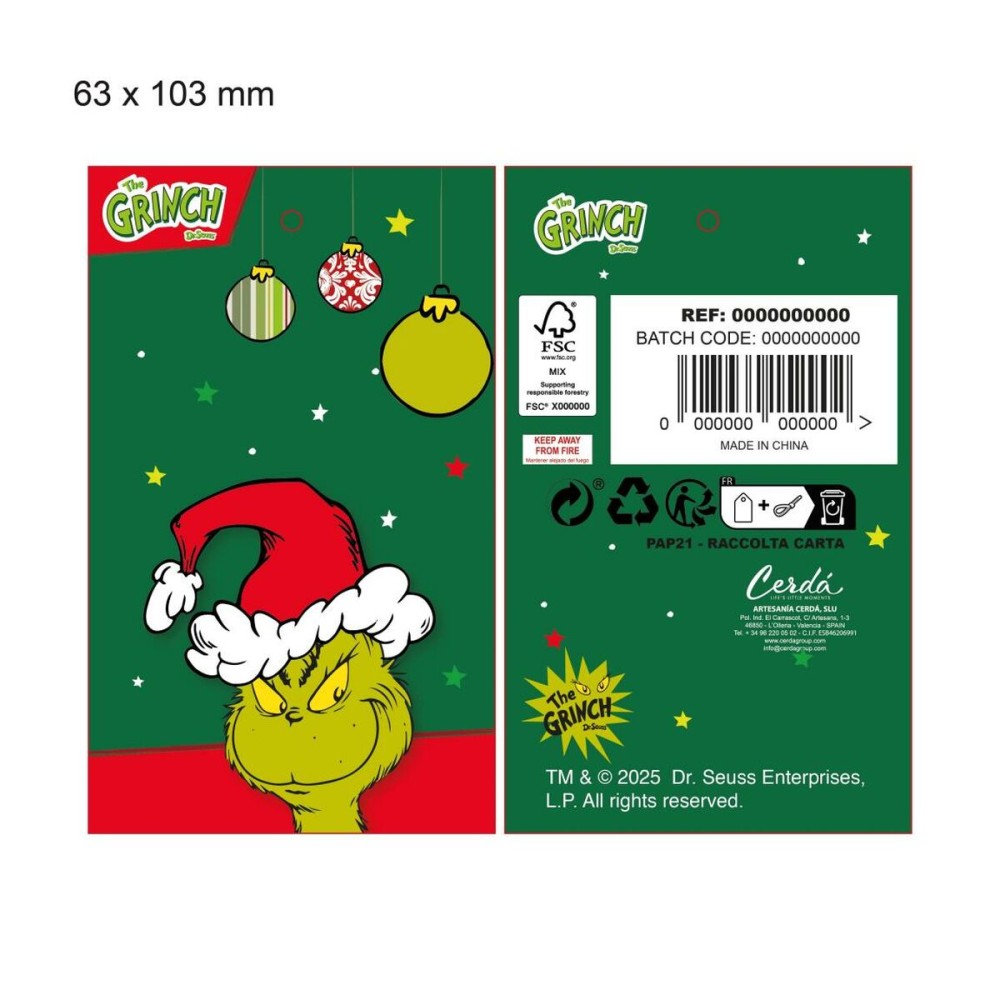 Child Hat The Grinch Red