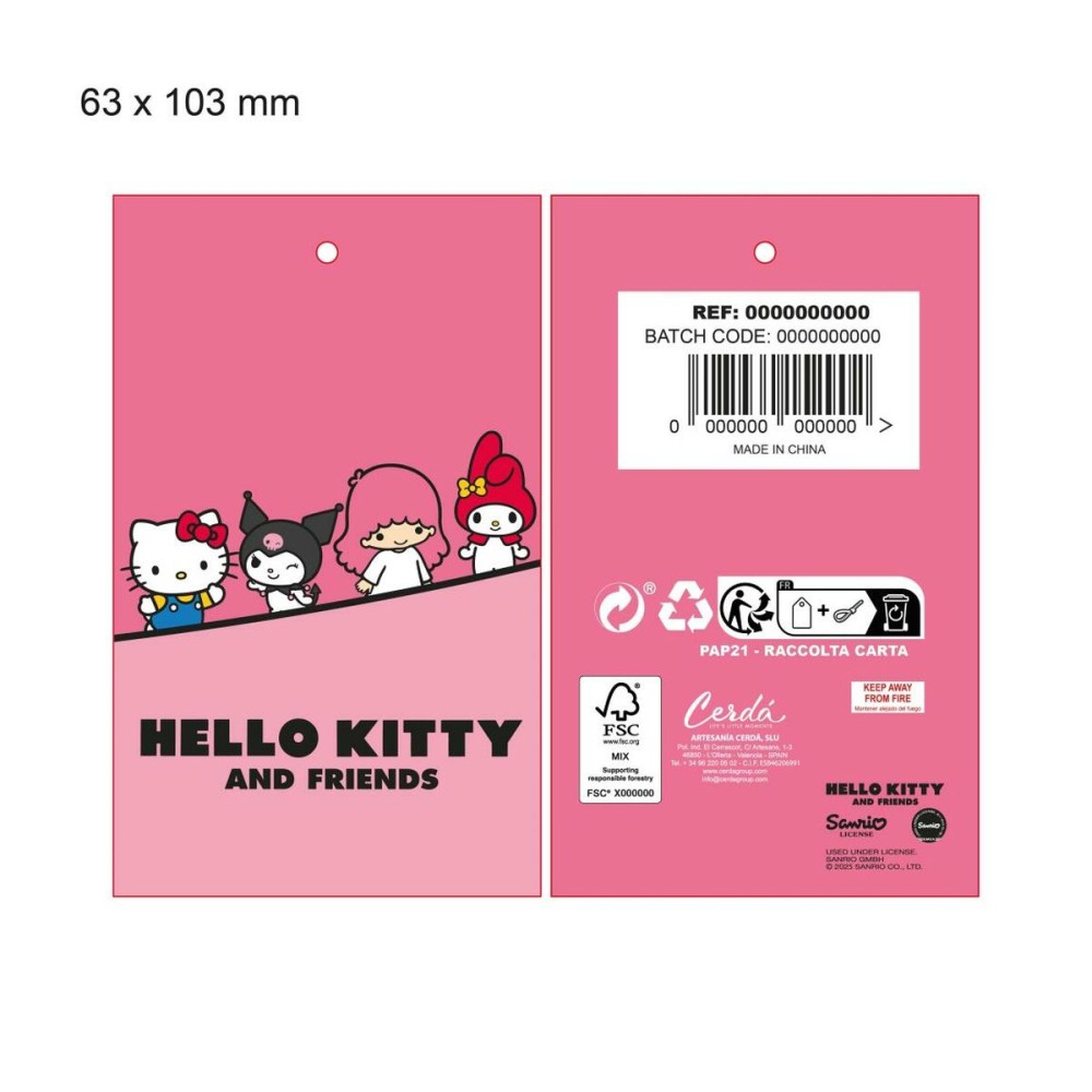 Child Hat Hello Kitty Black