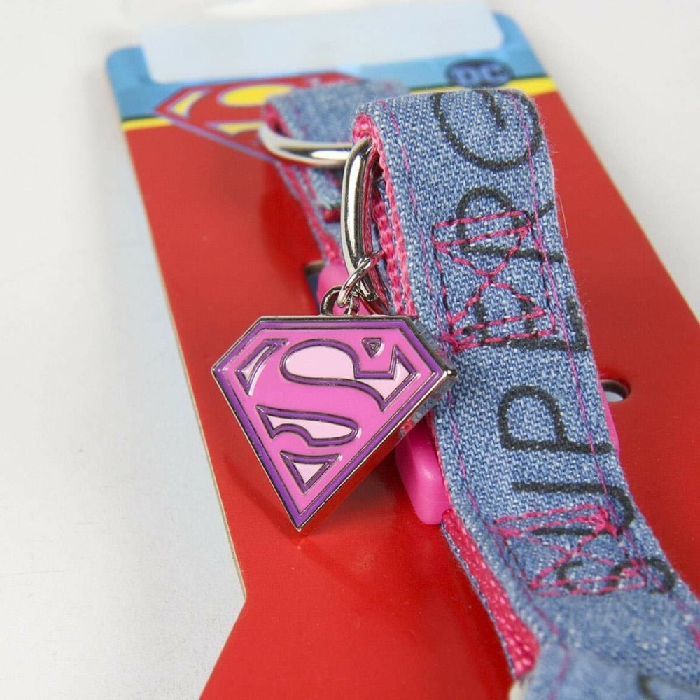 Dog Harness Superman Pink