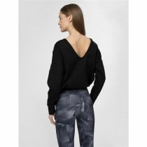 Damen Sweater ohne Kapuze 4F BLD026 Schwarz