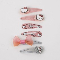 Pinces à cheveux Hello Kitty Rose