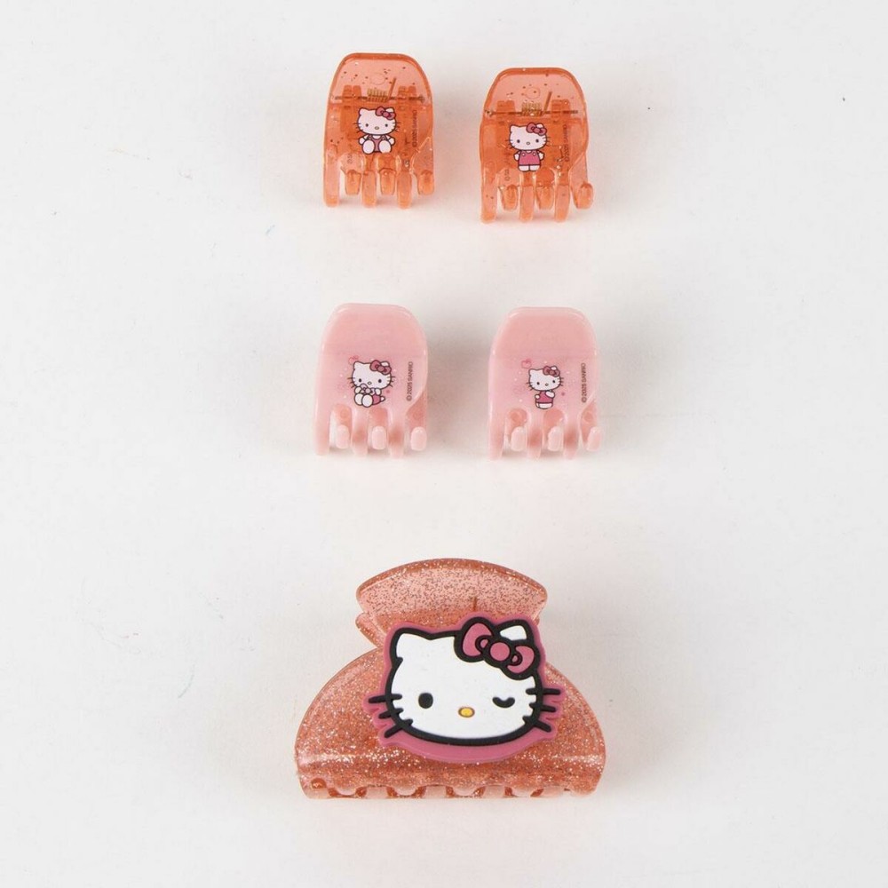 Pinces à cheveux Hello Kitty Rose