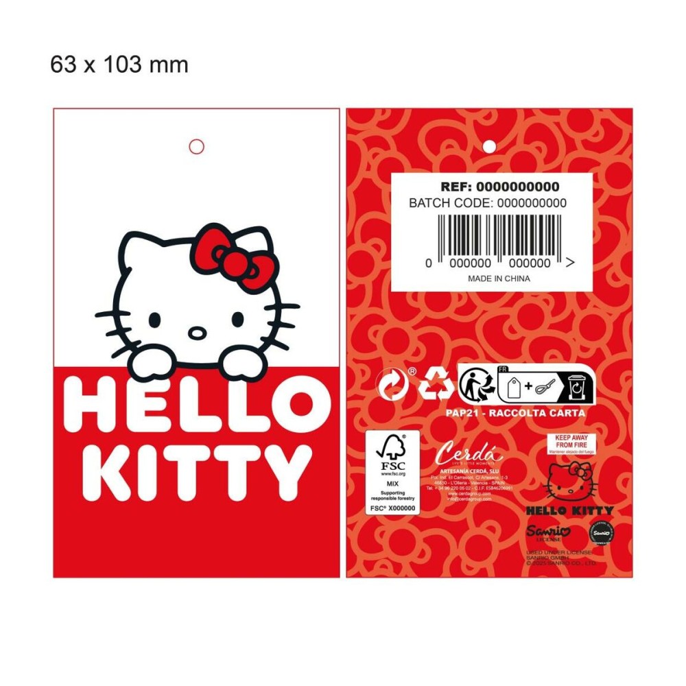 Casquette enfant Hello Kitty Blanc