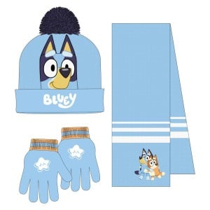 Mütze und Handschuhe Bluey Hellblau