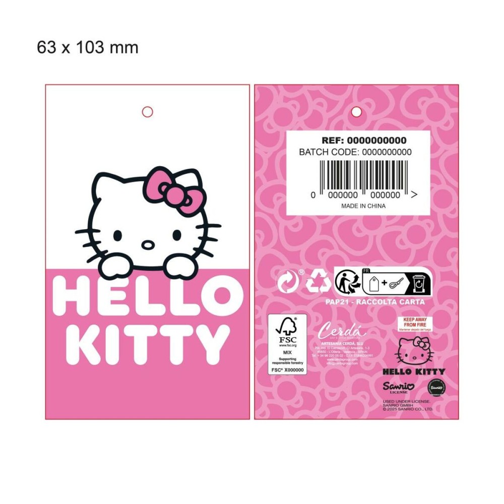 Casquette enfant Hello Kitty Blanc