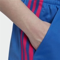 Sports Shorts for Women Adidas Originals Adicolor 3D Trefoil Blue