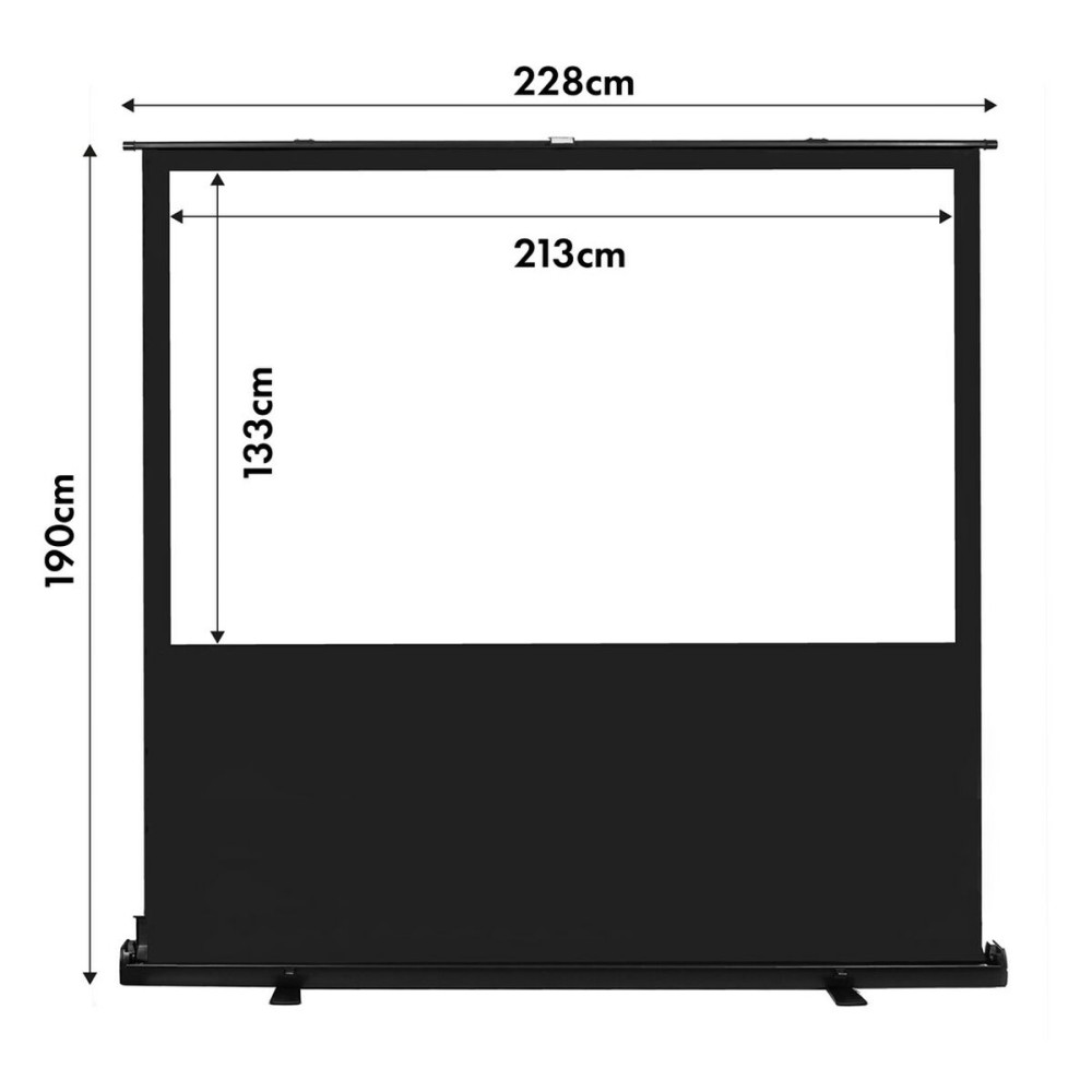 Projektionsleinwand MacLean MC-213 100"