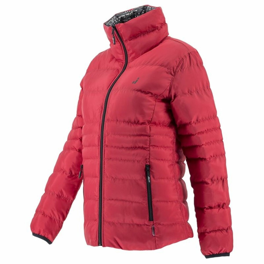 Anorak Joluvi Vegga Femme Rouge Réversible Noir