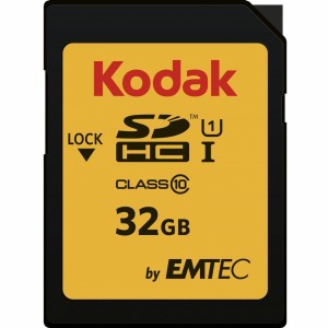 Mikro SD Speicherkarte mit Adapter Kodak SDHC32GBCLASS10U1 32 GB SDHC UHS-I Klasse 10