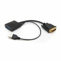 Adaptateur DVI vers VGA NANOCABLE 10.16.2008-BK Noir