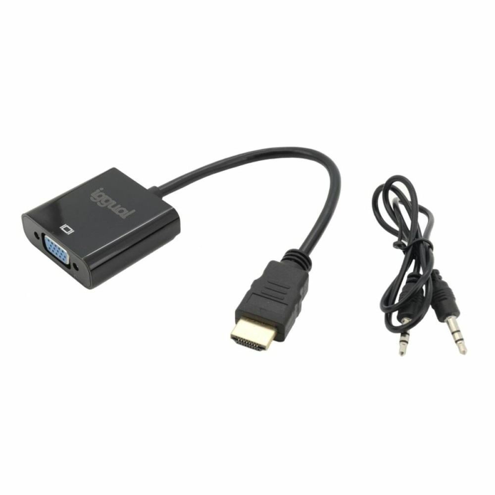 Câble HDMI iggual IGG317303 Noir WUXGA
