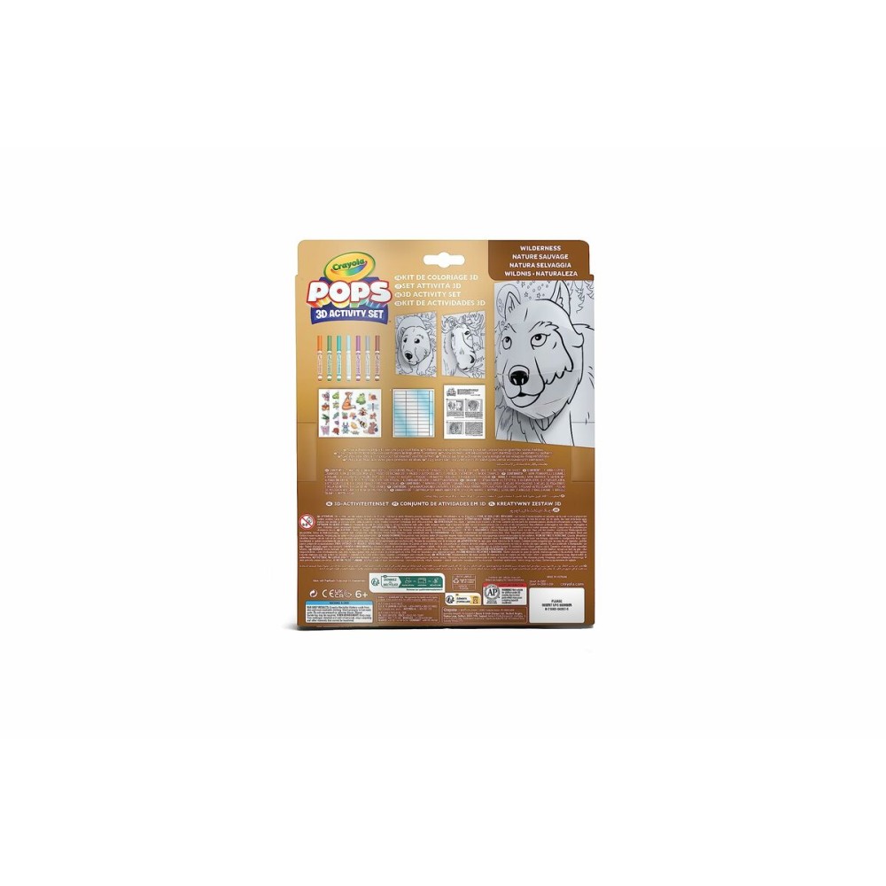 Zeichnungen zum Ausmalen Crayola 3D Color Pops Mystical Natur