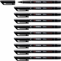 Permanent marker Stabilo OHPen Black 10 Pieces