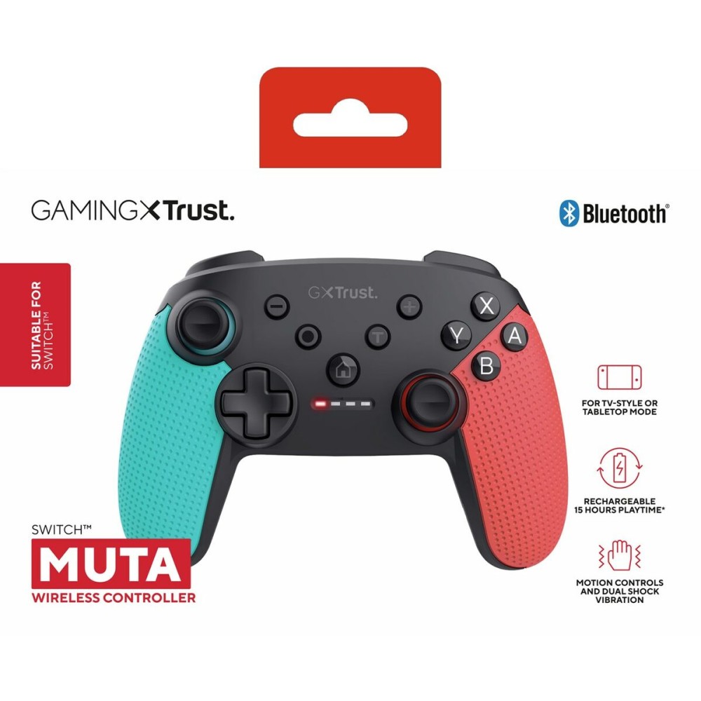 Contrôle des jeux Trust 25427 Bleu Noir Rouge Bluetooth Nintendo Switch