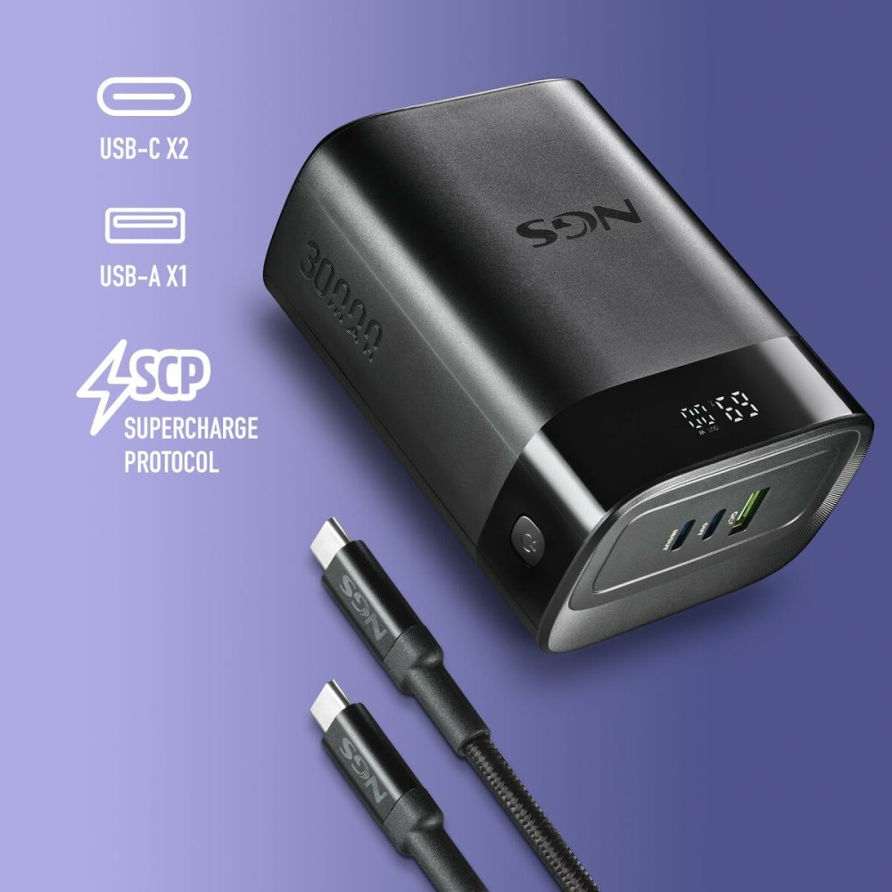 Powerbank NGS TWIX30 Black 30000 mAh