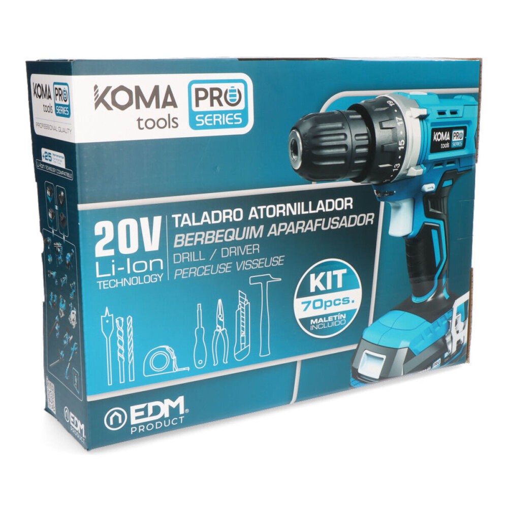 Bohrset und Zubehör Koma Tools Pro Series Schraubendreher 70 piezas