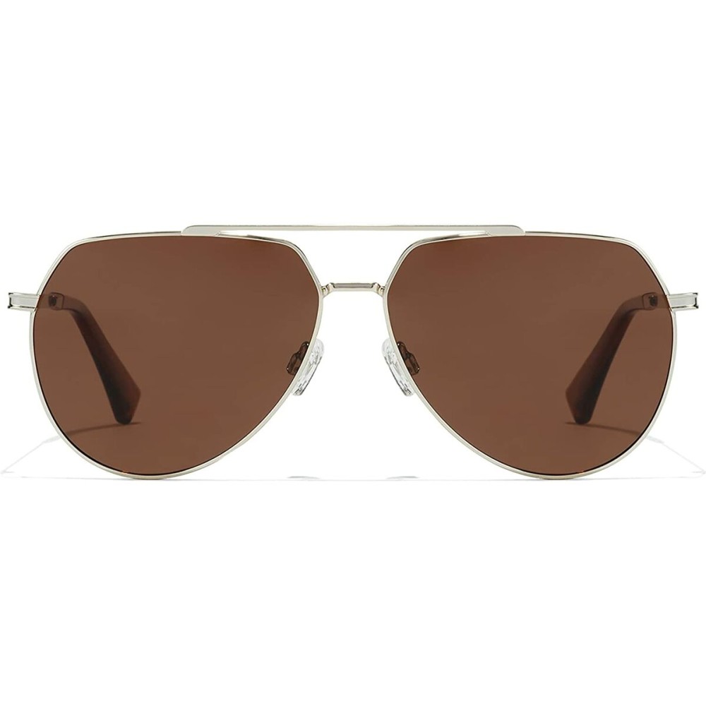 Unisex Sunglasses Hawkers Shadow Polarised ø 60 mm Golden Silver Rose gold