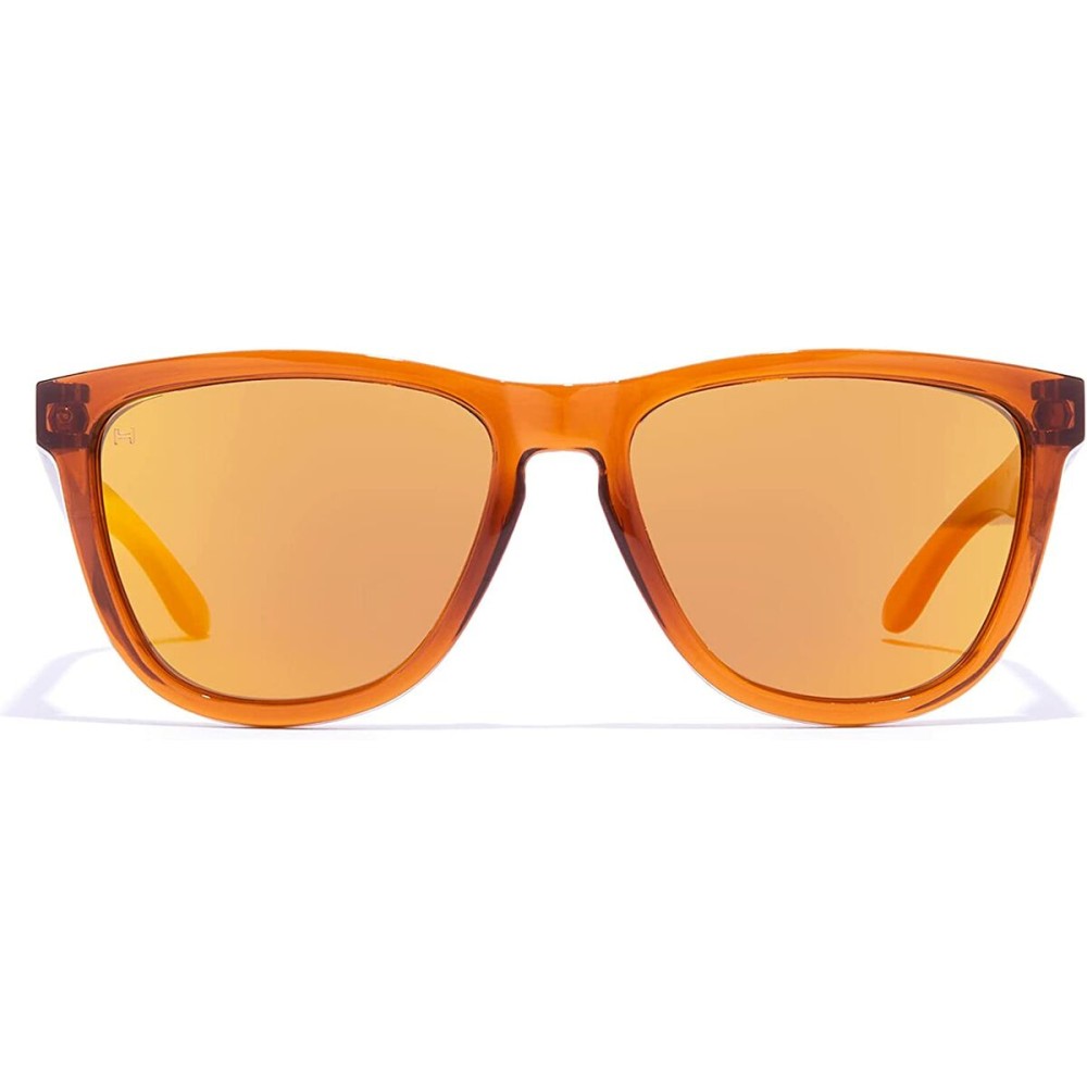 Unisex-Sonnenbrille Hawkers One Raw Polarisiert Ø 55,7 mm Rosa Durchsichtig