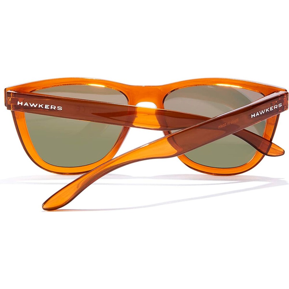 Unisex-Sonnenbrille Hawkers One Raw Polarisiert Ø 55,7 mm Rosa Durchsichtig