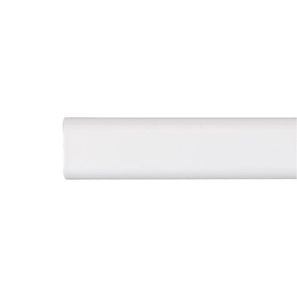 Tringle de penderie Stor Planet Cintacor Blanc Ovale 150 cm 15 x 25 mm