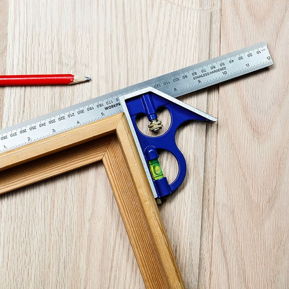 Set square Workpro 300 mm Aluminium