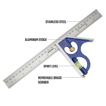 Equerre Workpro 300 mm Aluminium
