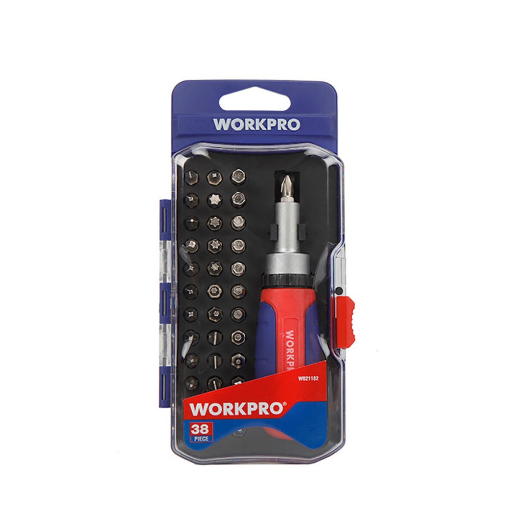 Jeu de tournevis Workpro 38 Pièces