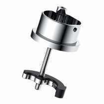 Mischbatterie Verhal miño Silberfarben Edelstahl C-Form