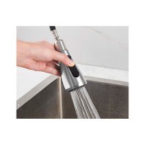 Mischbatterie Verhal serie trazo Silberfarben Edelstahl C-Form