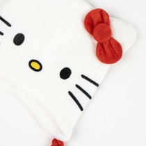 Bonnet de Douche Hello Kitty Blanc 100 % Acrylique